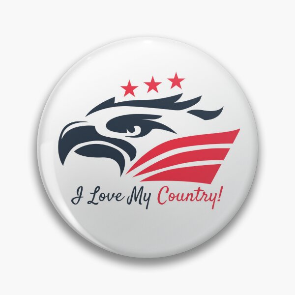 Item preview, I Love My Country - Patriotic Car Bumper designed and sold by LilysDesignShop.