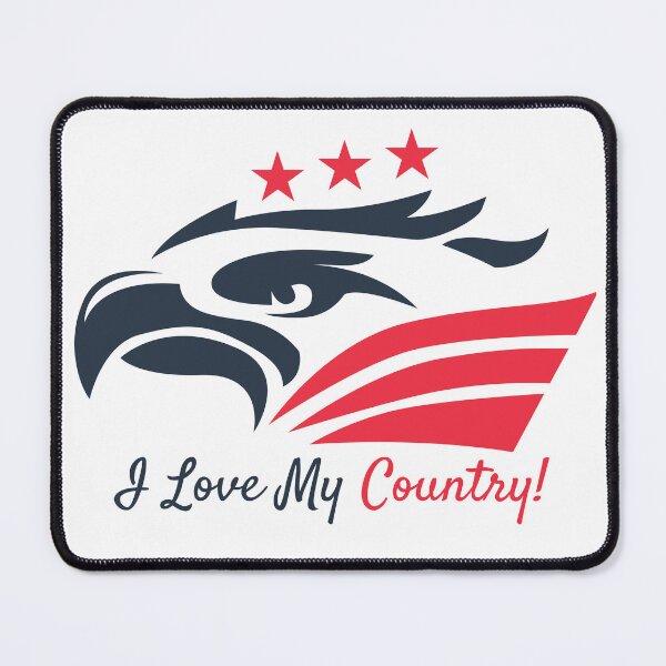 Item preview, I Love My Country - Patriotic Car Bumper designed and sold by LilysDesignShop.
