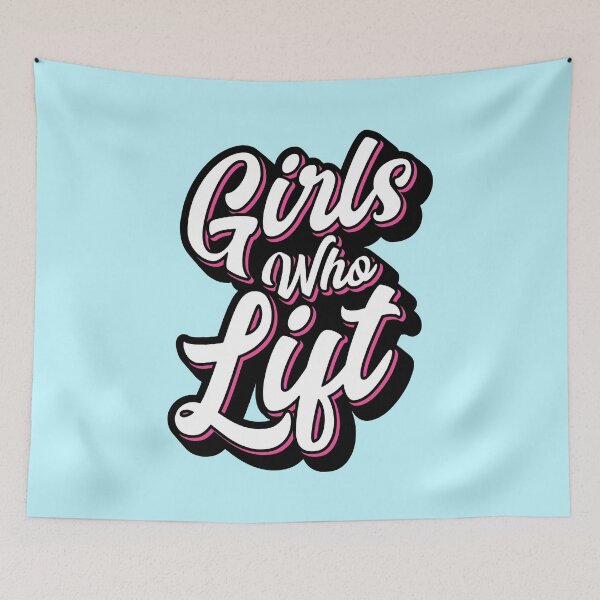 Item preview, Girls Who Lift Script designed and sold by Brogress Project.