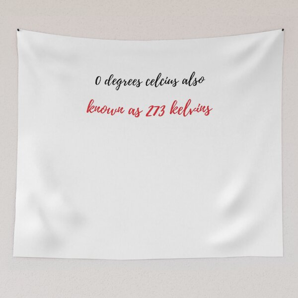 Item preview, 0 grados centígrados también conocido como 273 kelvins Dichos divertidos sobre comida designed and sold by Quotes ⭐⭐⭐⭐⭐.