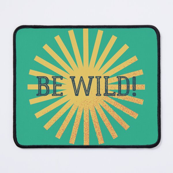 Item preview, Be Wild - Retro Vintage Artwork - Car Bumper designed and sold by LilysDesignShop.
