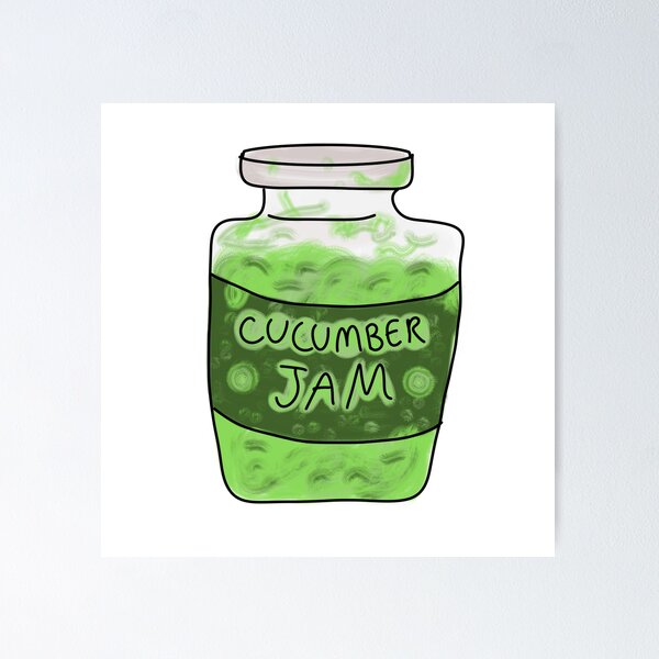 Item preview, Cucumber Jam designed and sold by Samantha MadeOfAtoms.