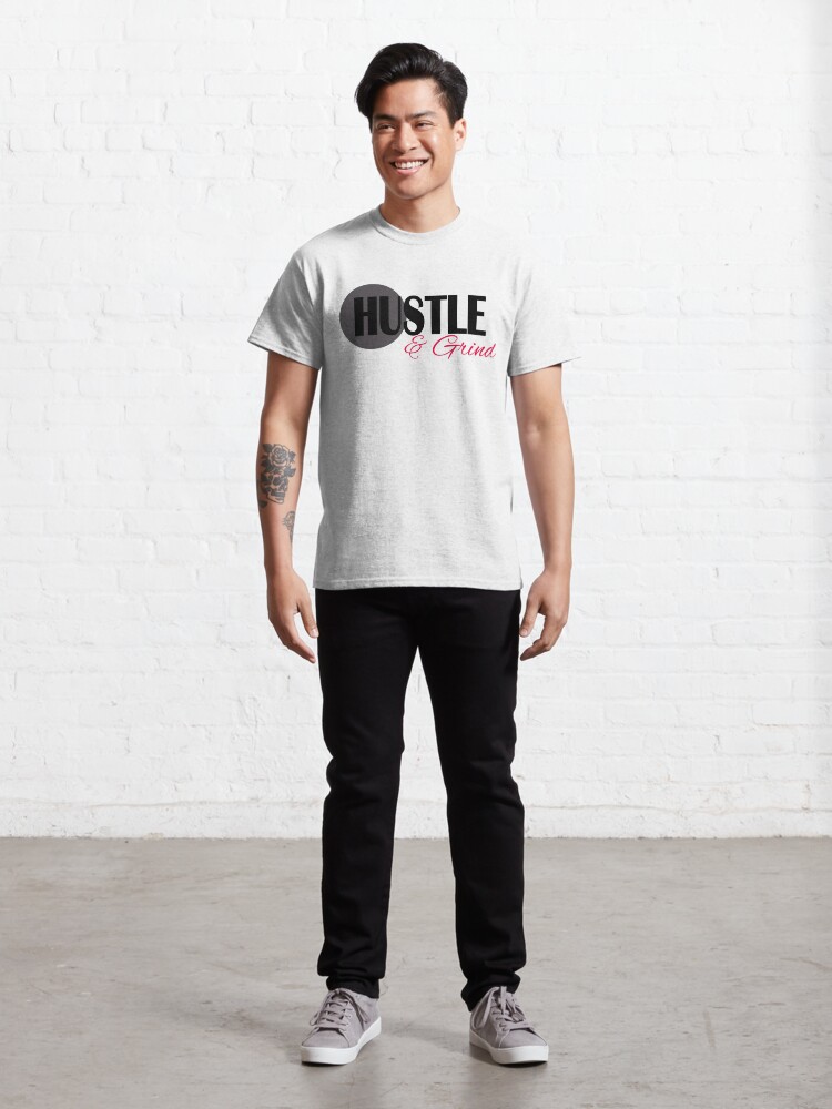 Thumbnail 3 of 7, Classic T-Shirt, Hustle & Grind designed and sold by David Burton.