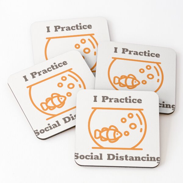 Item preview, I Practice Social Distancing designed and sold by birdo-art.