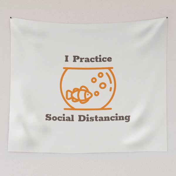 Item preview, I Practice Social Distancing designed and sold by birdo-art.