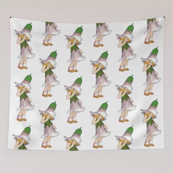 Item preview, Cute Vintage Flower Child Gentian designed and sold by URSparklingShop.