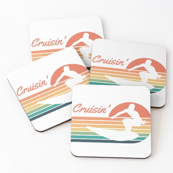 Item preview, Cruisin' Beach Vibes - Retro Vintage Look - Car Bumper designed and sold by LilysDesignShop.