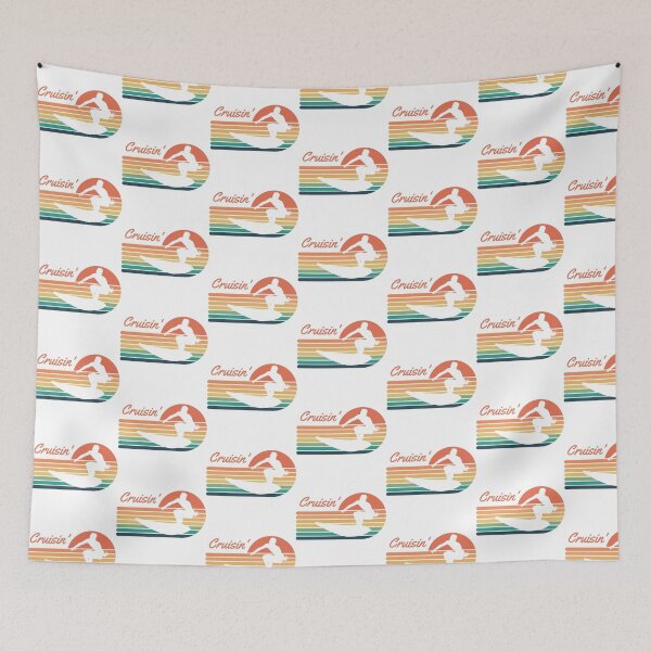 Item preview, Cruisin' Beach Vibes - Retro Vintage Look - Car Bumper designed and sold by LilysDesignShop.