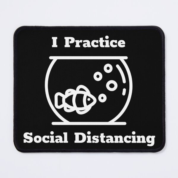 Item preview, I Practice Social Distancing - Black designed and sold by birdo-art.
