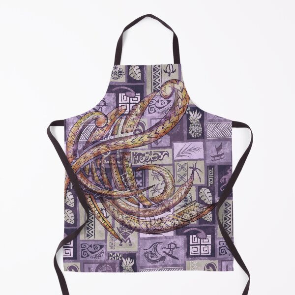 Item preview, Samoan Tapa Patchwork With Tribal Overlay designed and sold by sunnthreads.
