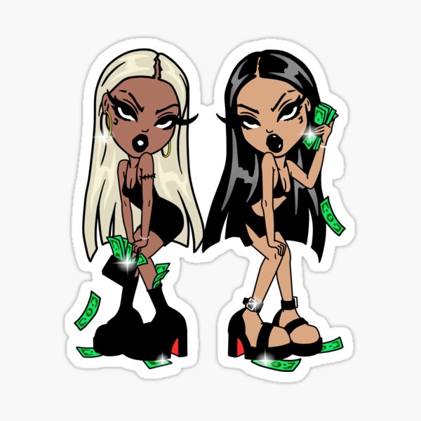 Baddie Bratz Doll Sticker
