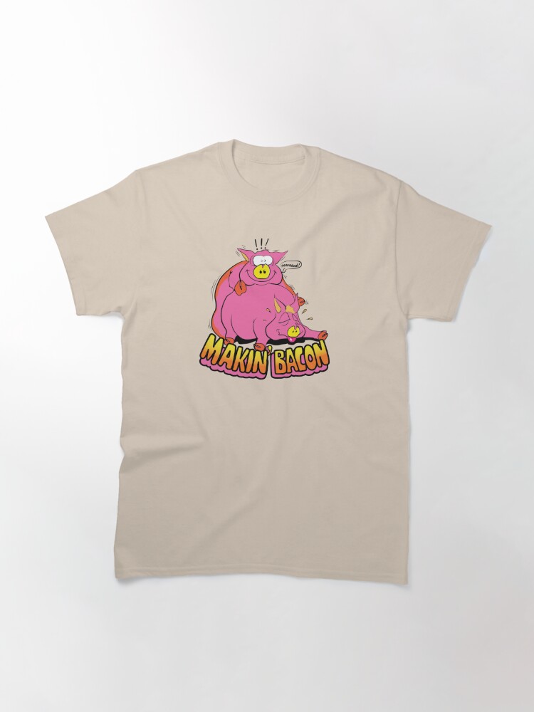 vintage makin bacon t shirt