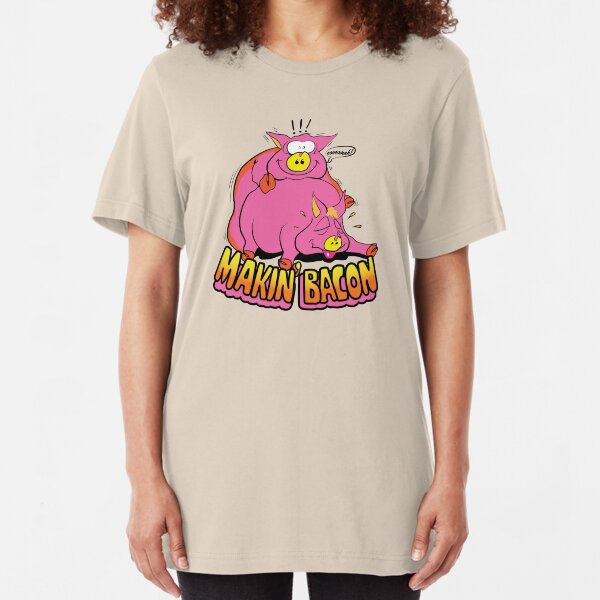 Makin' Bacon Slim Fit T-Shirt