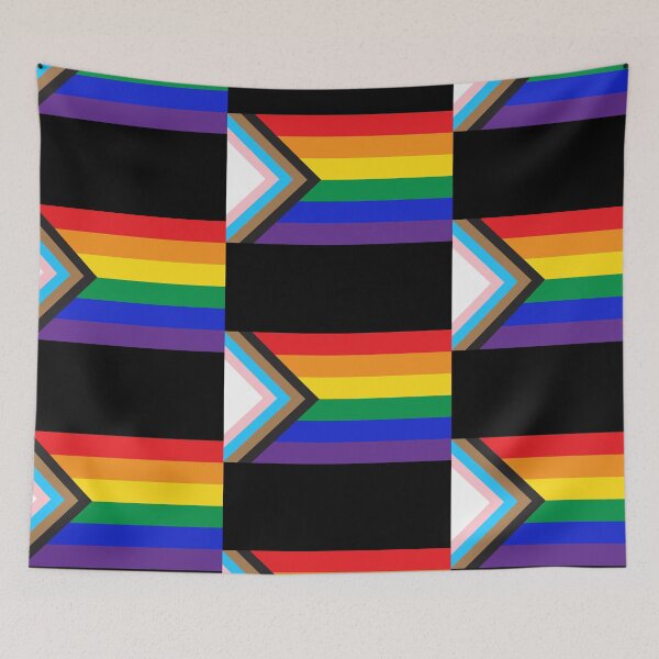 Item preview, Progress Pride Flag designed and sold by Whitetailcrafts.