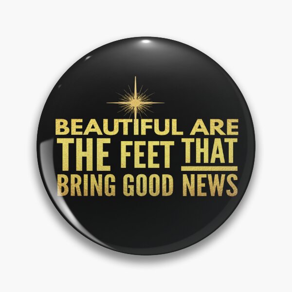 Item preview, Beauty Are The Feet That Bring Good New designed and sold by Pixelcraftsmith.