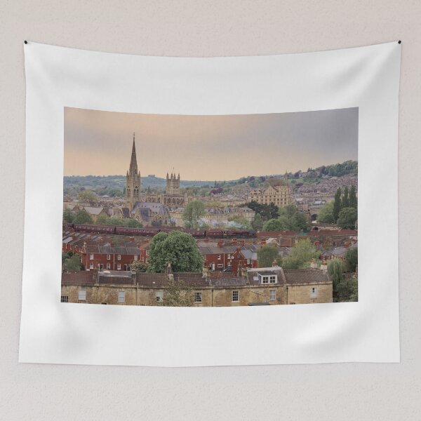 Item preview, Bath skyline with Steam train passing designed and sold by duncan1980uk.