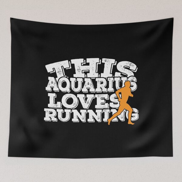 Item preview, This Aquarius Loves Running designed and sold by TheCrazyBear.