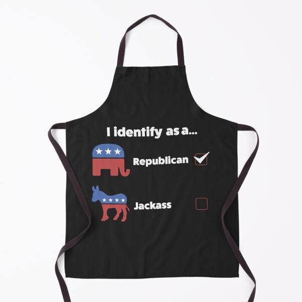 Item preview, I Identify as Republican - Anti Woke- Funny Conservative Stickers designed and sold by WeAreRightStore.