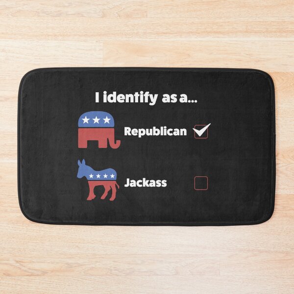 Item preview, I Identify as Republican - Anti Woke- Funny Conservative Stickers  designed and sold by WeAreRightStore.