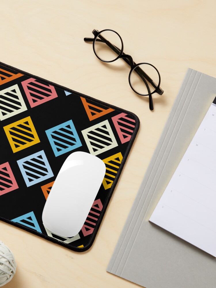 Alternate view of Colorful Modern Diamond Shape Pattern Mouse Pad