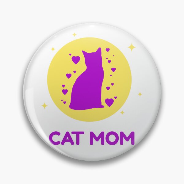 Item preview, Purple and Yellw Cat Mom designed and sold by Melissa Quinones.