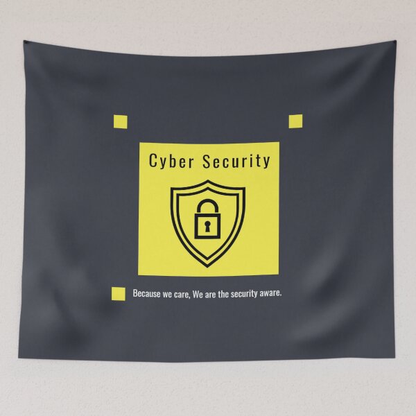 Item preview, Because we care, We are the security aware - Cyber Security designed and sold by birdo-art.