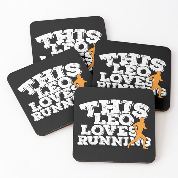 Item preview, This Leo Loves Running designed and sold by TheCrazyBear.