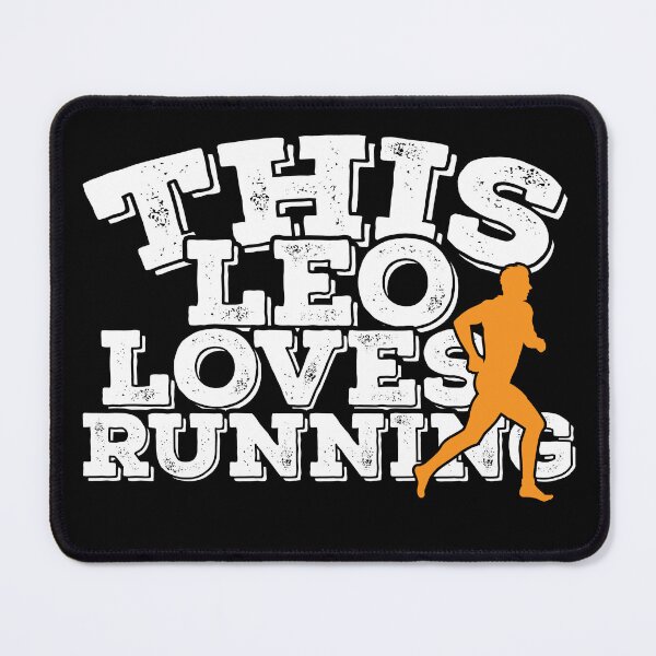 Item preview, This Leo Loves Running designed and sold by TheCrazyBear.