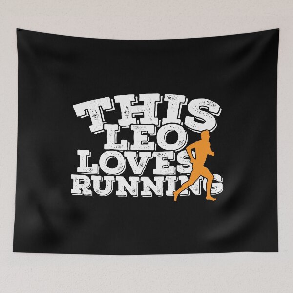 Item preview, This Leo Loves Running designed and sold by TheCrazyBear.