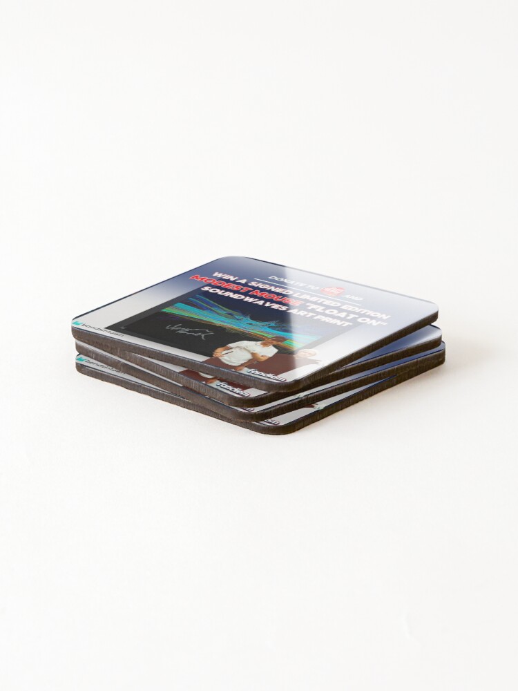 Thumbnail 4 of 5, Coasters (Set of 4), Modest Mouse Float On designed and sold by Rois213.