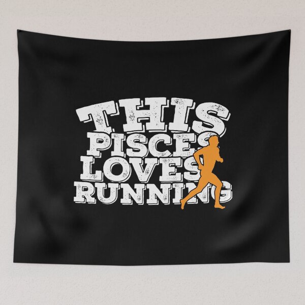 Item preview, This Pisces Loves Running designed and sold by TheCrazyBear.
