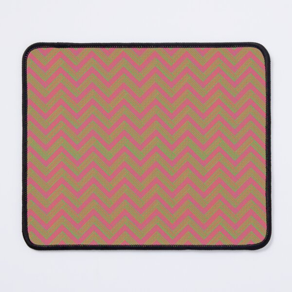 Item preview, Tribal Zig Zag Pink and Green Repeat Pattern designed and sold by rhombusOnion.