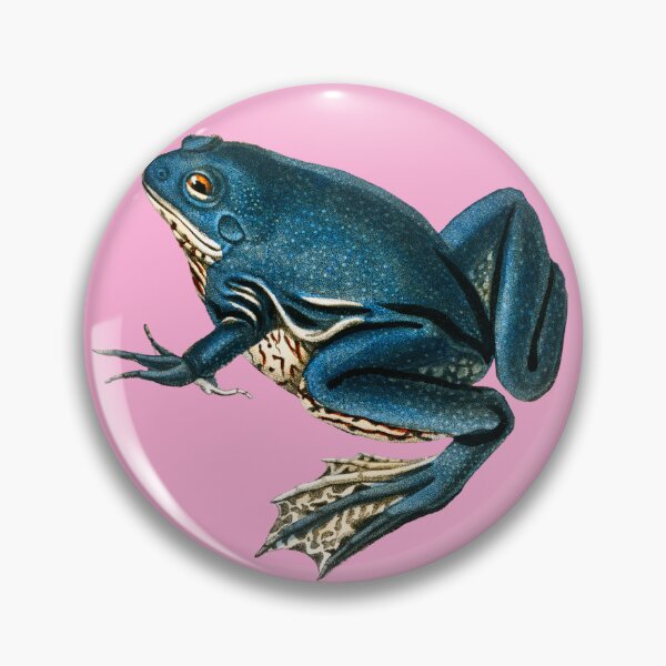 Item preview, Blue Frogs Looking Great on Pop Colored Backgrounds III designed and sold by beddreams.