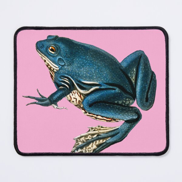 Item preview, Blue Frogs Looking Great on Pop Colored Backgrounds III designed and sold by beddreams.