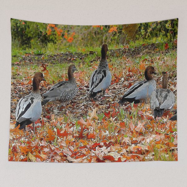 Item preview, Ducks in Autumn designed and sold by HilaryFran.