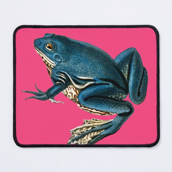 Item preview, Blue Frogs Looking Great on Pop Colored Backgrounds IV designed and sold by beddreams.