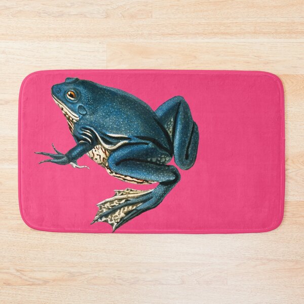 Item preview, Blue Frogs Looking Great on Pop Colored Backgrounds IV designed and sold by beddreams.