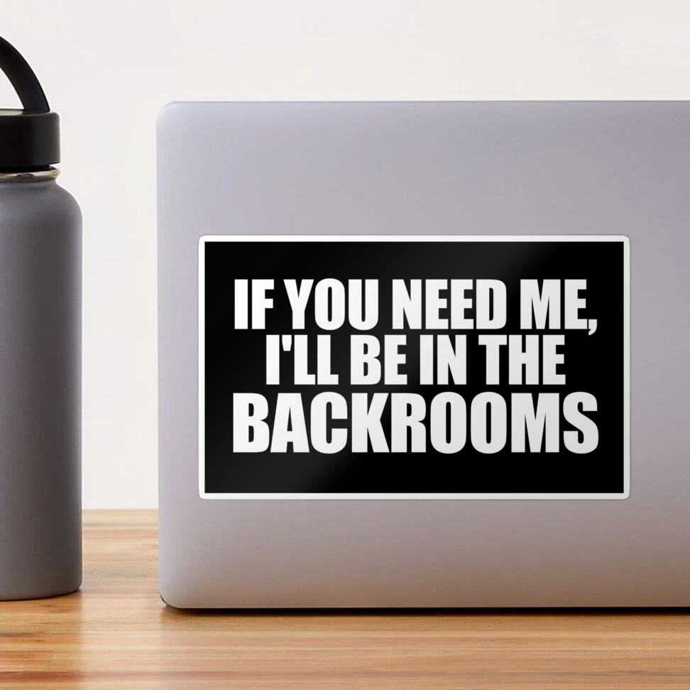 THE BACKROOMS Sticker for Sale by gallerygifts