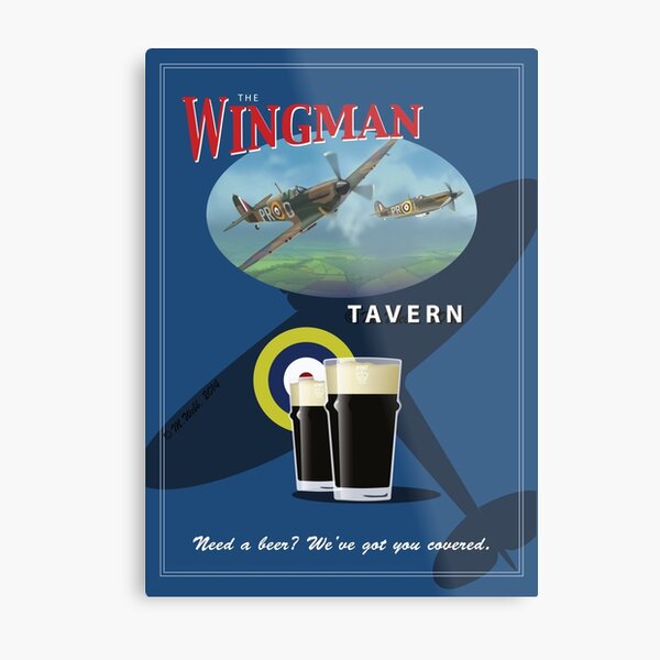 The Wingman Tavern Metal Print