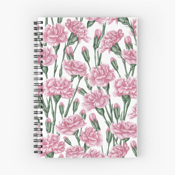 Item preview, Watercolor Pink Carnations Seamless Pattern designed and sold by silviaol.