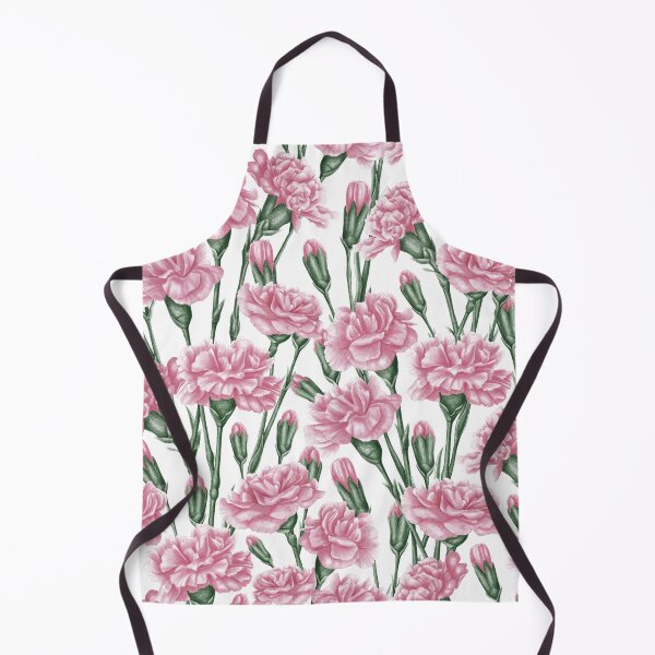 Item preview, Watercolor Pink Carnations Seamless Pattern designed and sold by silviaol.