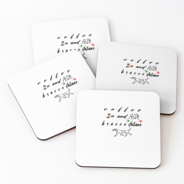 Aperçu de l'œuvre coffee and bracco italiano créée et vendue par dngr shop.