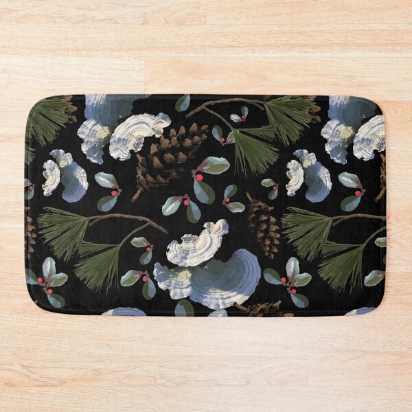 Item preview, Woodland Forest Pinecone Mushrooms Teaberry Toss designed and sold by DeepTreeArts.