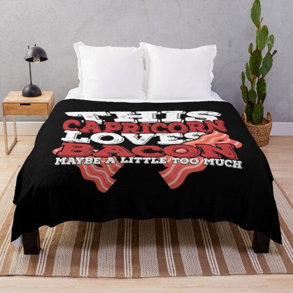 Item preview, This Capricorn Loves Bacon designed and sold by TheCrazyBear.