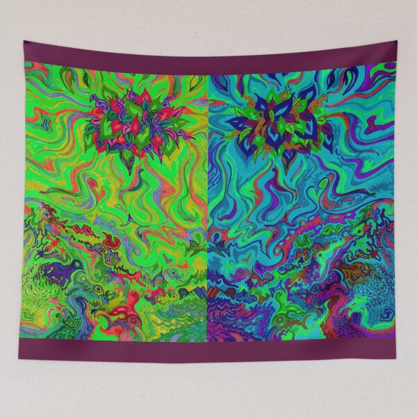 Item preview, Swampy Blue Green Combo designed and sold by Julia Woodman.