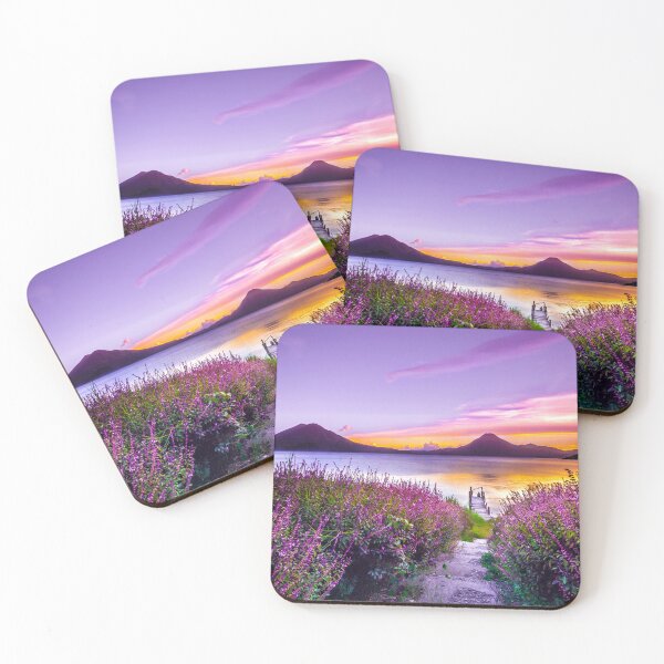 Item preview, Lavender Purple Ocean Sunset designed and sold by newburyboutique.