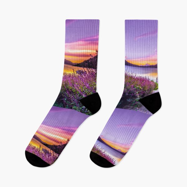 Item preview, Lavender Purple Ocean Sunset designed and sold by newburyboutique.