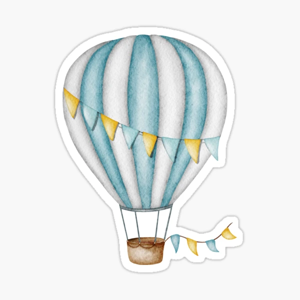 Hot Air Balloon Stickers – Sunturquoise