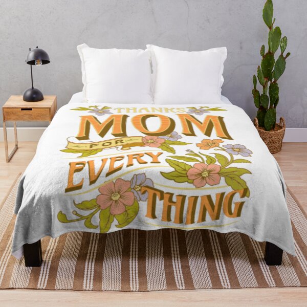 Item preview, Thanks mom for every thing, funny thanksgiving Gift for Mother's Day designed and sold by BestdesignerFM.