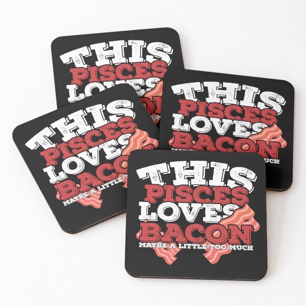 Item preview, This Pisces Loves Bacon designed and sold by TheCrazyBear.